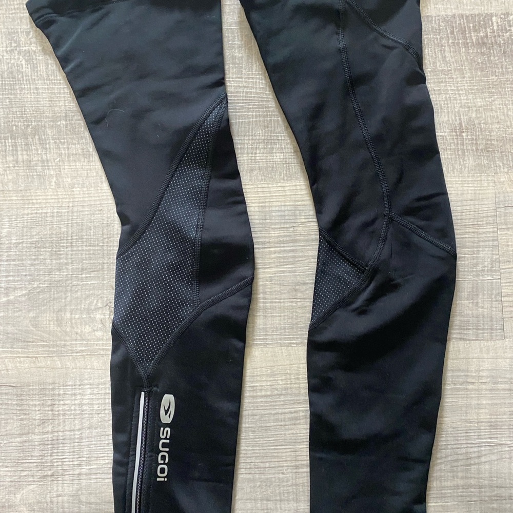 Sugoi Black Cycling Leg Warmers